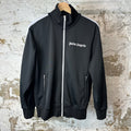Palm Angels Black White Track Jacket Sz M