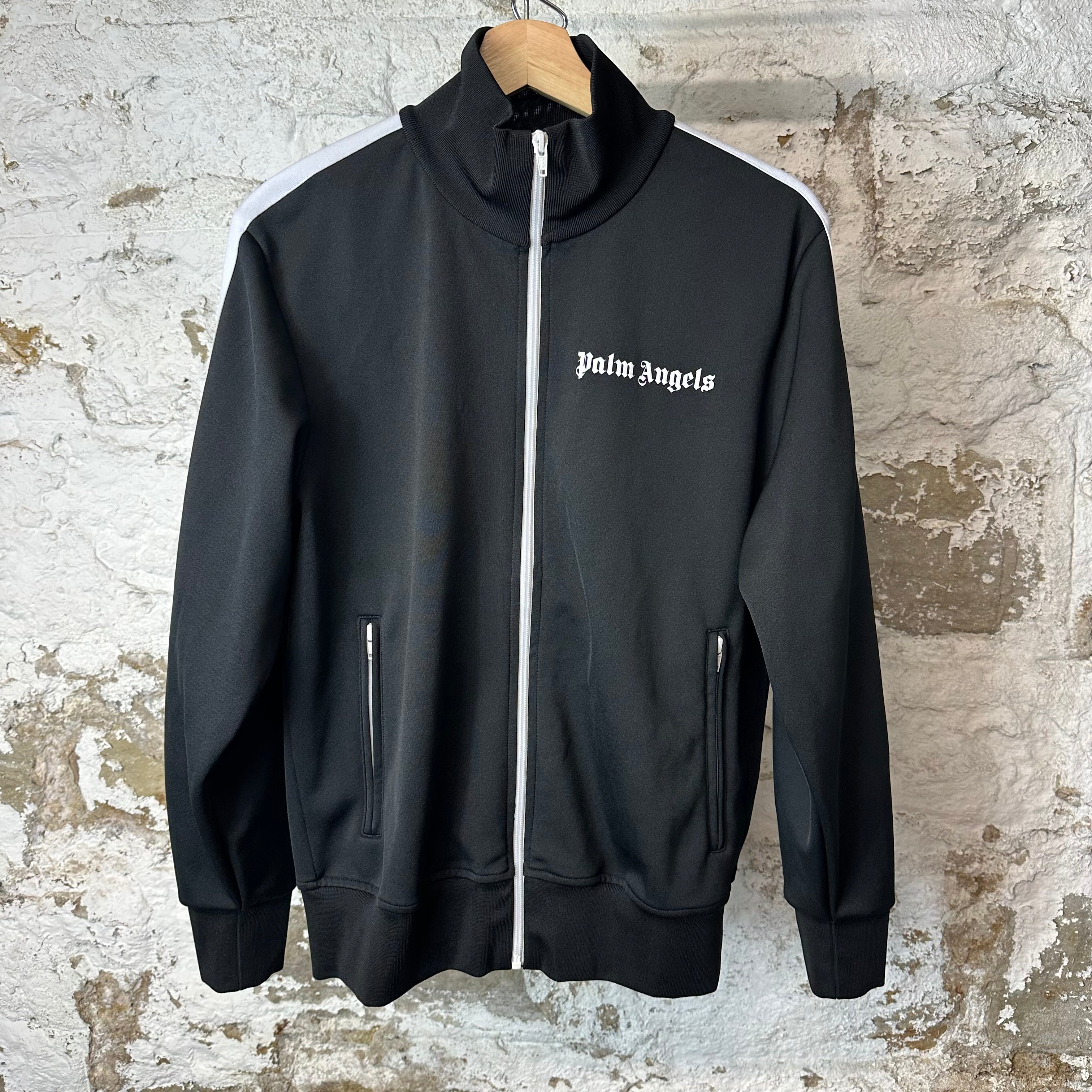 Palm Angels Black White Track Jacket Sz M