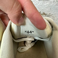 Off White Out Of Office Natural White Sneaker Sz 11 (44)