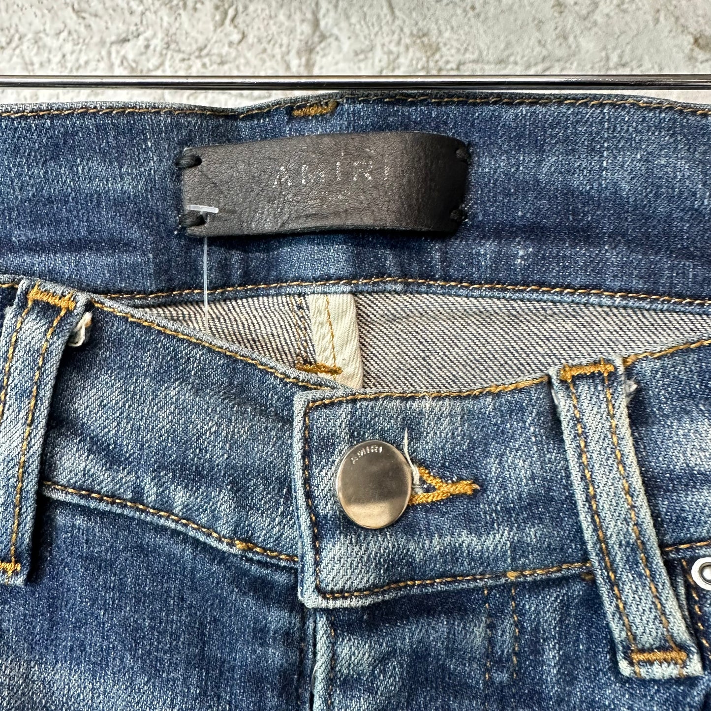 Amiri Plain Dark Blue Denim Jeans Sz 29