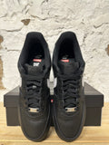 Nike Air Force 1 Low Supreme Black White Sz 10.5