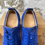 Christian Louboutin Blue Suede Spike Sneaker Sz 11 (44)