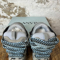 Lanvin Curb Blue Lace Grey Sneaker