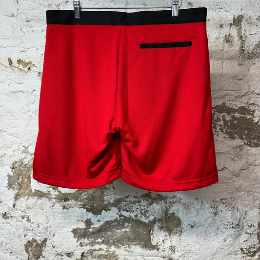 Chrome Hearts Matty Boy Chomper Track Shorts Red Sz L