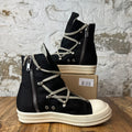 Rick Owens High Hexa Lace Black Pearl Milk Sneaker Sz 7 (40)