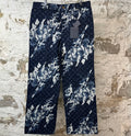 Louis Vuitton Floral Monogram Blue Denim Jeans Sz 34 DS