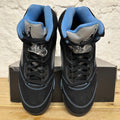 Air Jordan 5 Black University Blue Sz 11.5