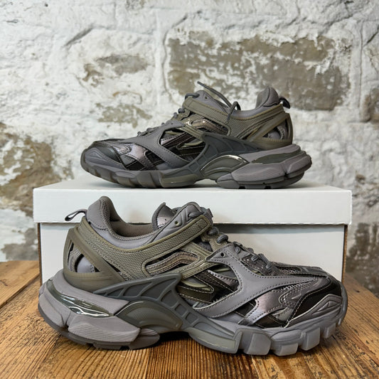 Balenciaga Track 2 Olive Green Grey Sneaker Sz 6 (38)