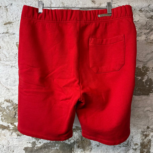 Chrome Hearts Embroidered Triple Cross Red Shorts Sz L