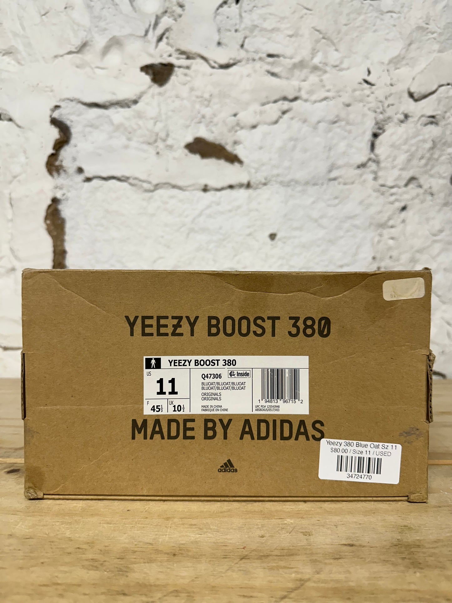 Yeezy 380 Blue Oat Sz 11
