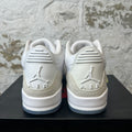 Air Jordan 3 Triple White Sz 12 DS