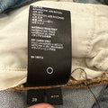 Amiri MX2 Brown Paisley Blue Denim Jeans Sz 38