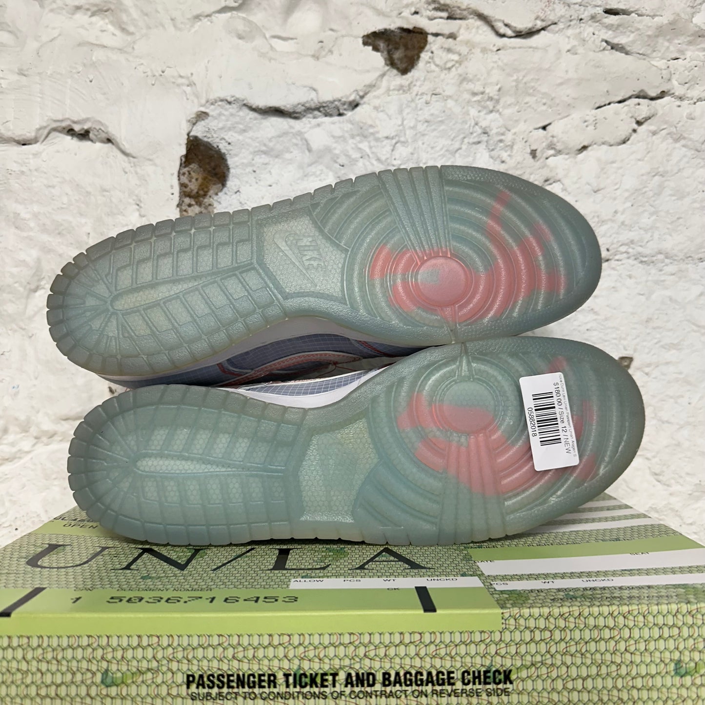 Nike Dunk Low Union Passport Union Aragon Sz 12 DS