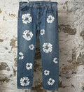Denim Tears White CW Blue Denim Jeans Sz 38
