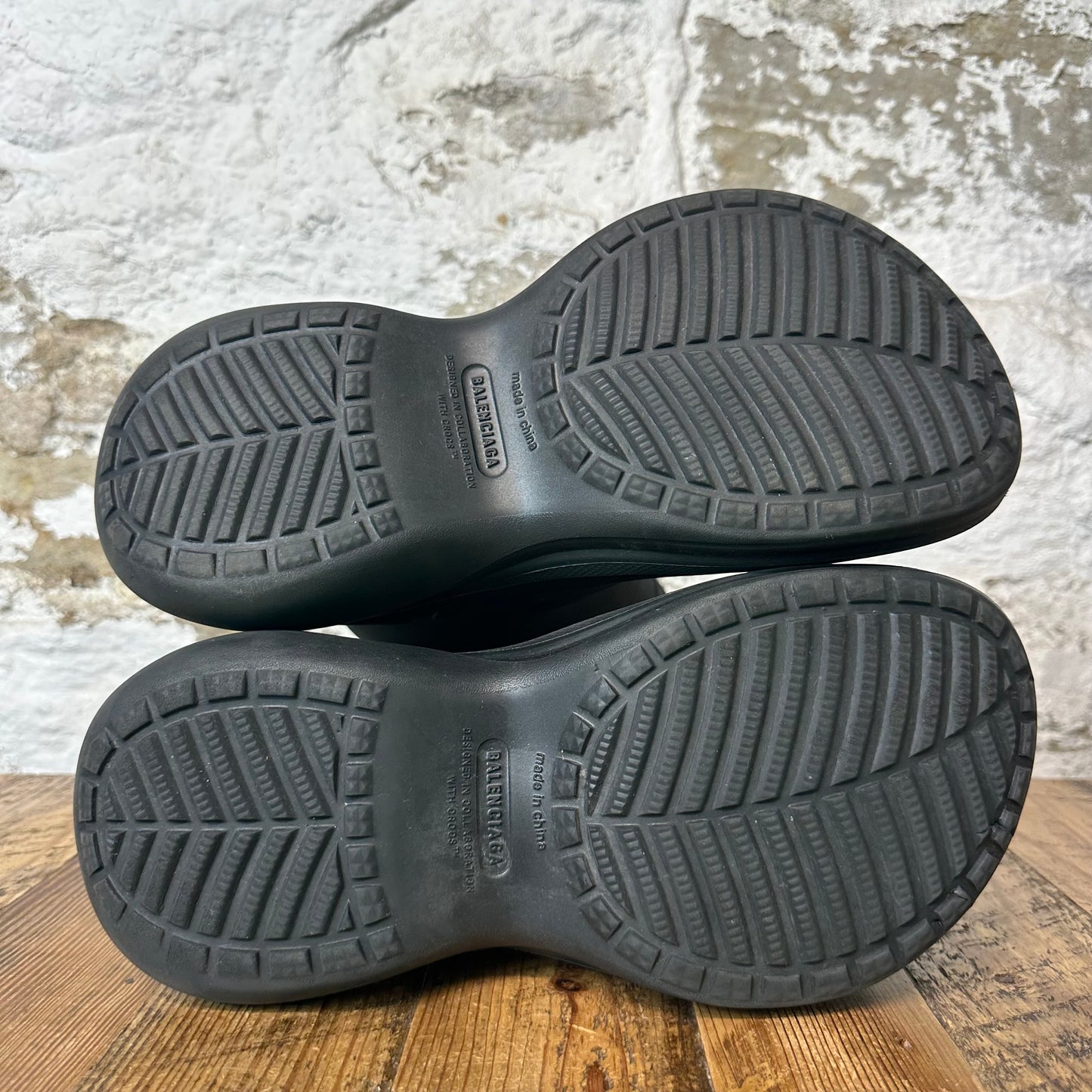 Balenciaga Croc Boot Black Sz 9 (42) No Box