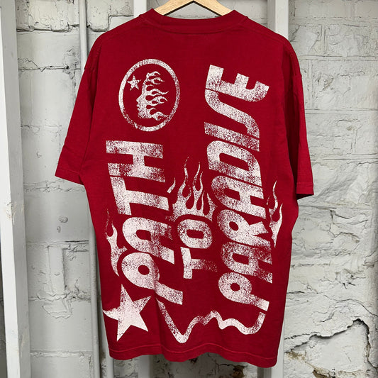 Hellstar Red Jesus T-Shirt Sz M