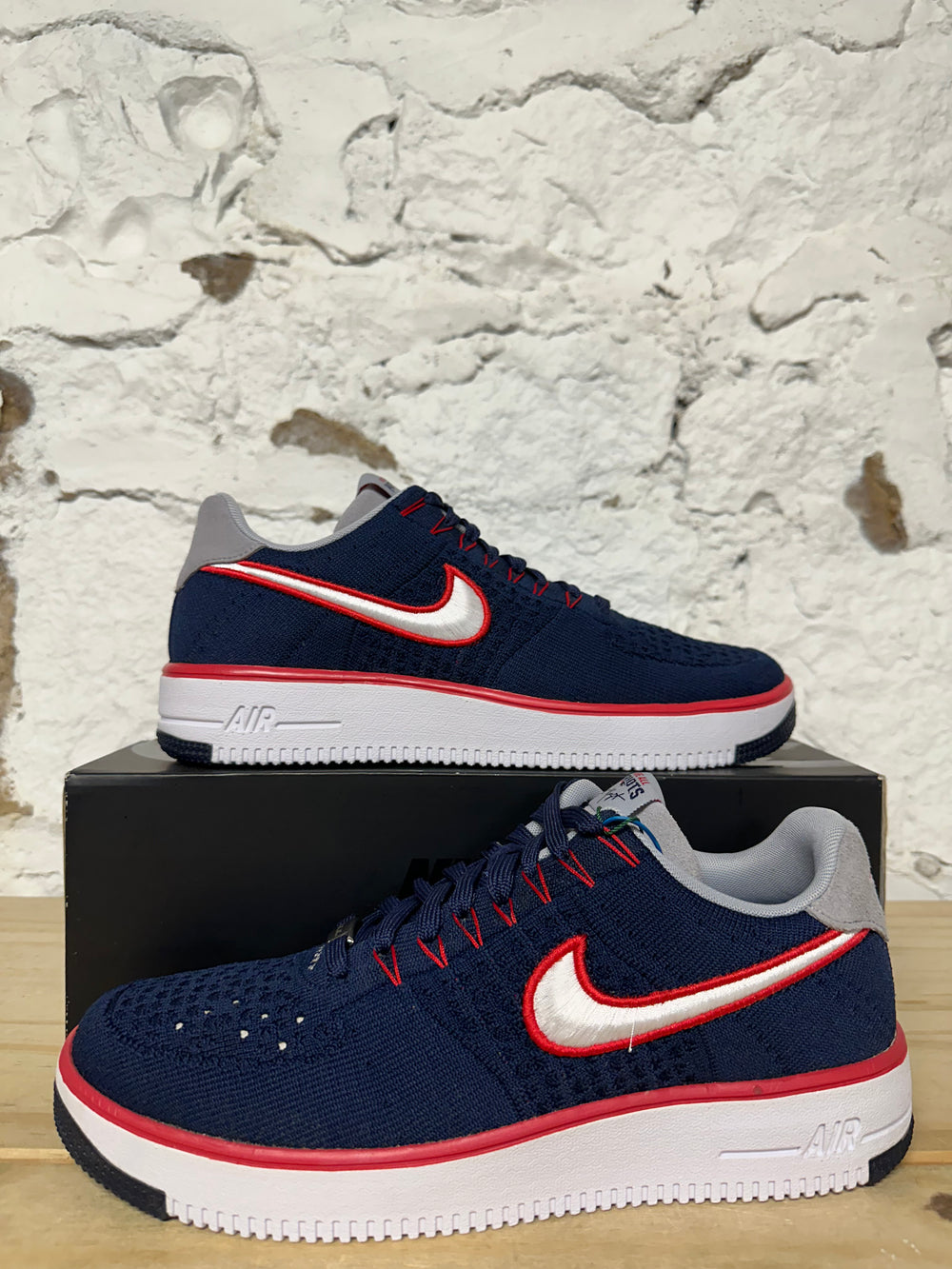 Nike Air Force 1 Low Ultra Flyknit New England Patriots RKK Sz 11 DS