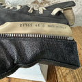 Rick Owens High Black Vinyl Milk Sneaker Sz 12 (45)