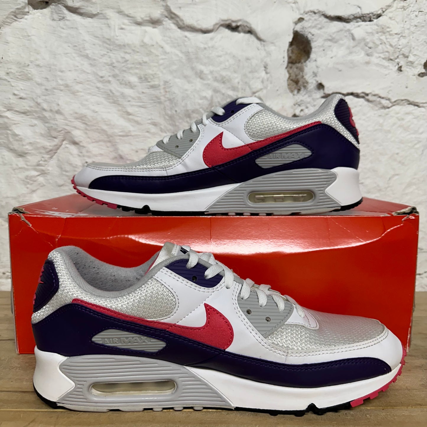 Nike Air Max 90 Eggplant Sz 12 (13.5W)