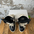 Rick Owens High Geobasket Black Milk Sneaker Sz 7 (40)