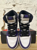 Air Jordan 1 Court Purple Sz 5.5Y