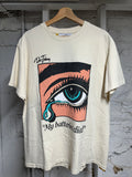 Gallery Dept DJ Eye T-shirt Cream Sz M