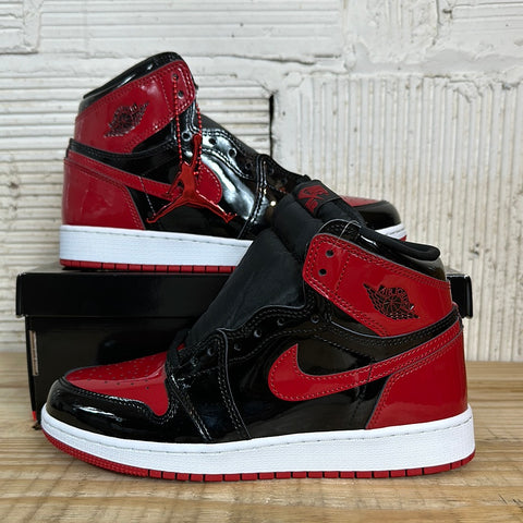 Air Jordan 1 Patent Bred Size 6.5Y DS