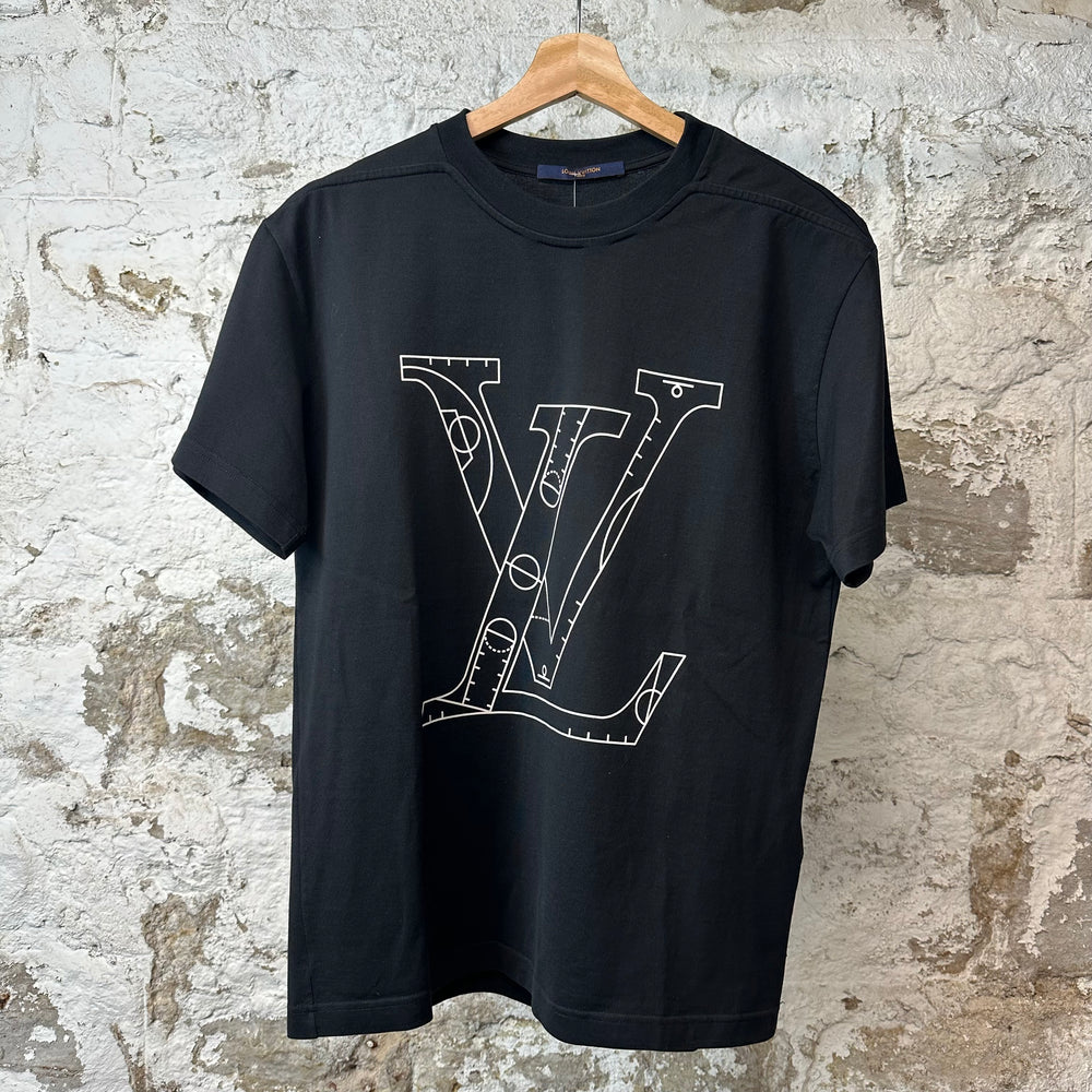 Louis Vuitton NBA Logo T-shirt Black Sz S