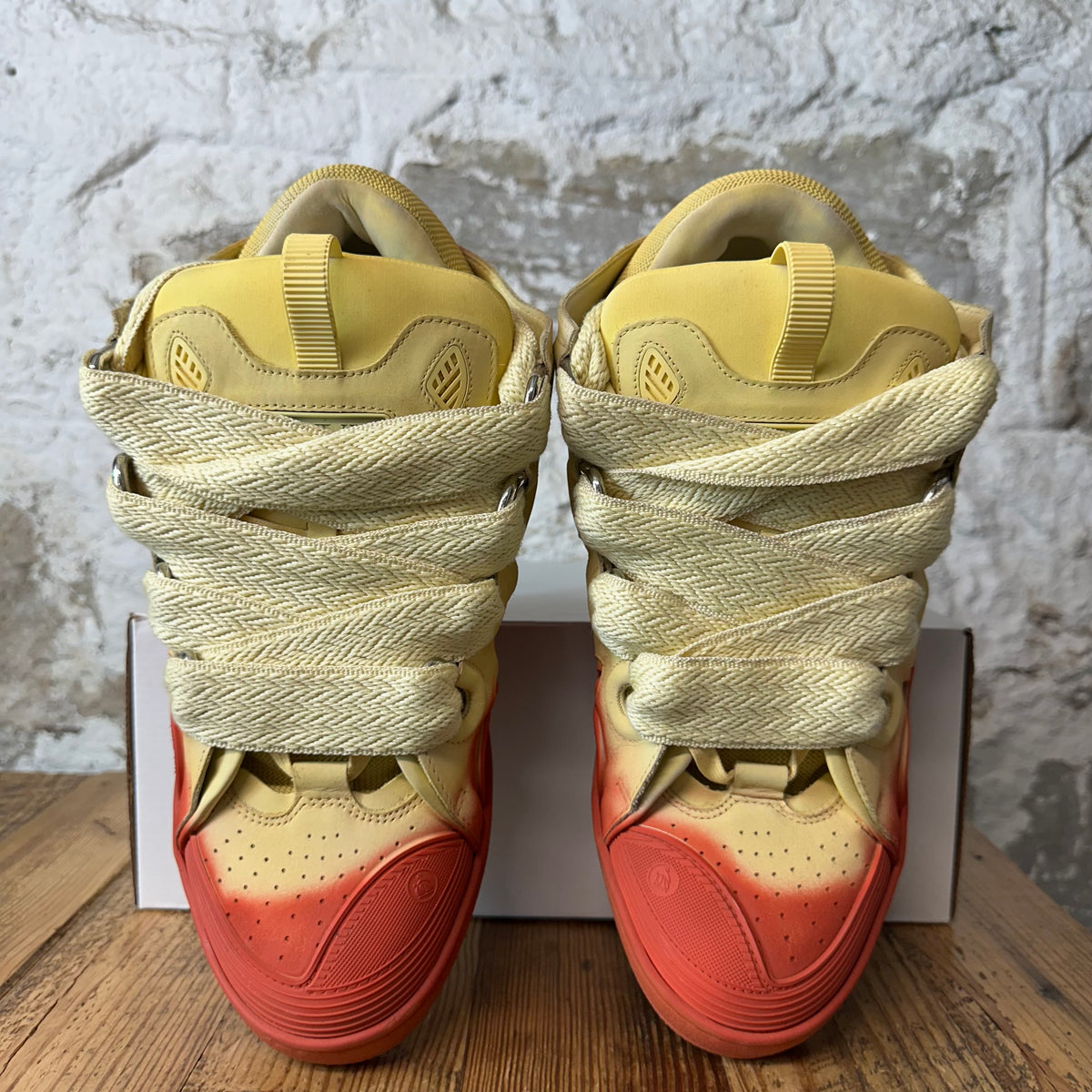 Lanvin Curb Venus Red Radiant Sneaker Sz 12 (45)