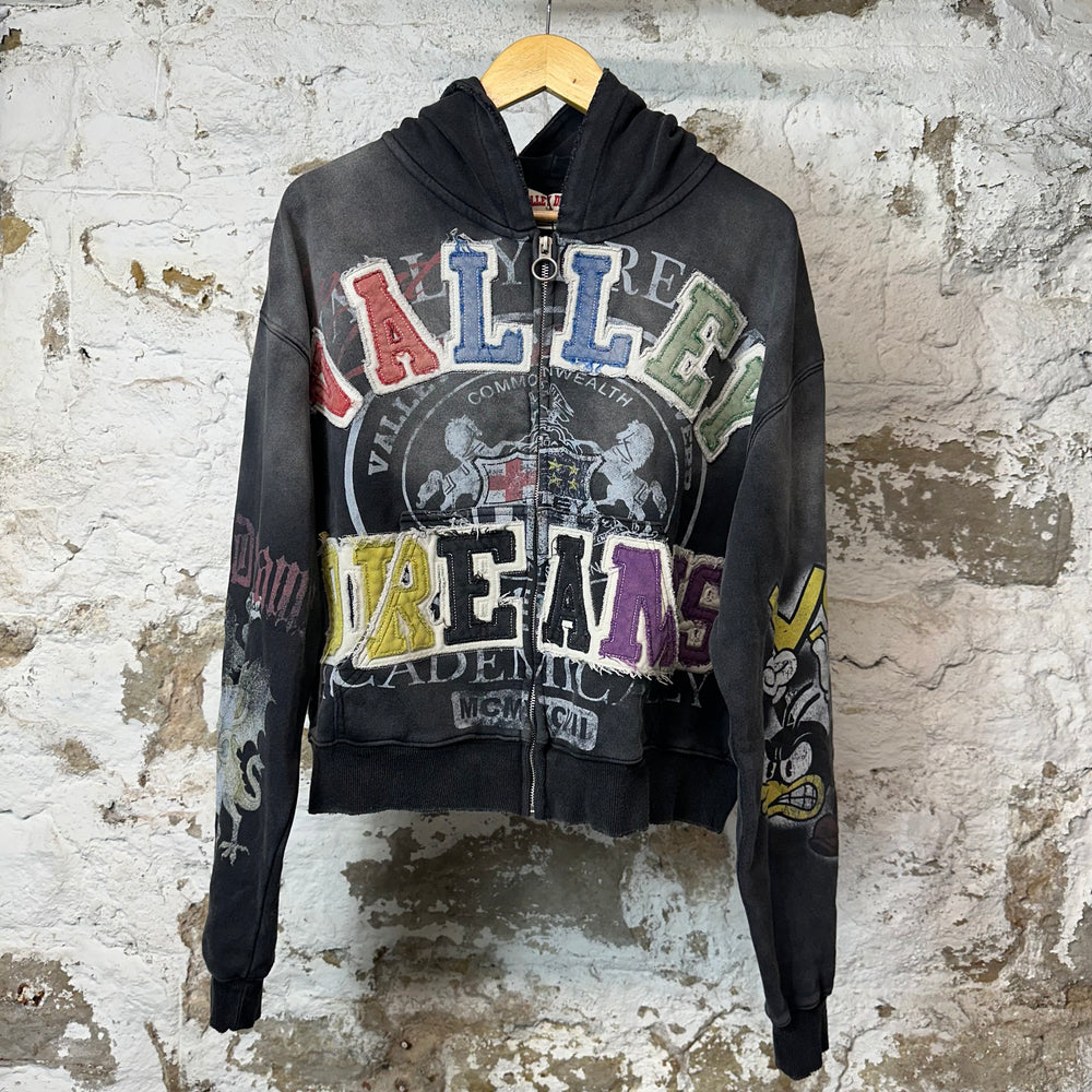 Vale Blasted Zip Up Hoodie