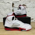 Air Jordan 5 Fire Red Black Tongue (2025) Sz 10