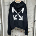 Off-White Riding Skeleton Black Hoodie Sz XXL