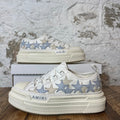 Amiri Beige Blue Star Cream White Sneaker Sz 8 (41)