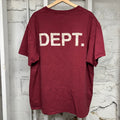 Gallery Dept Maroon T-Shirt Sz L
