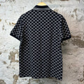 Gucci White Monogram Polo Shirt Black Sz XS