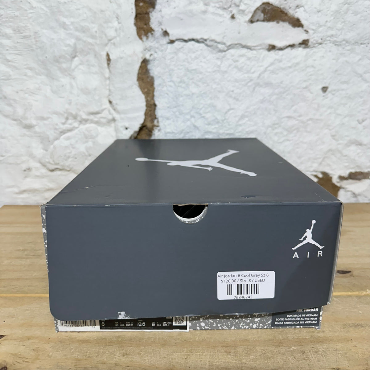 Air Jordan 6 Cool Grey Sz 8