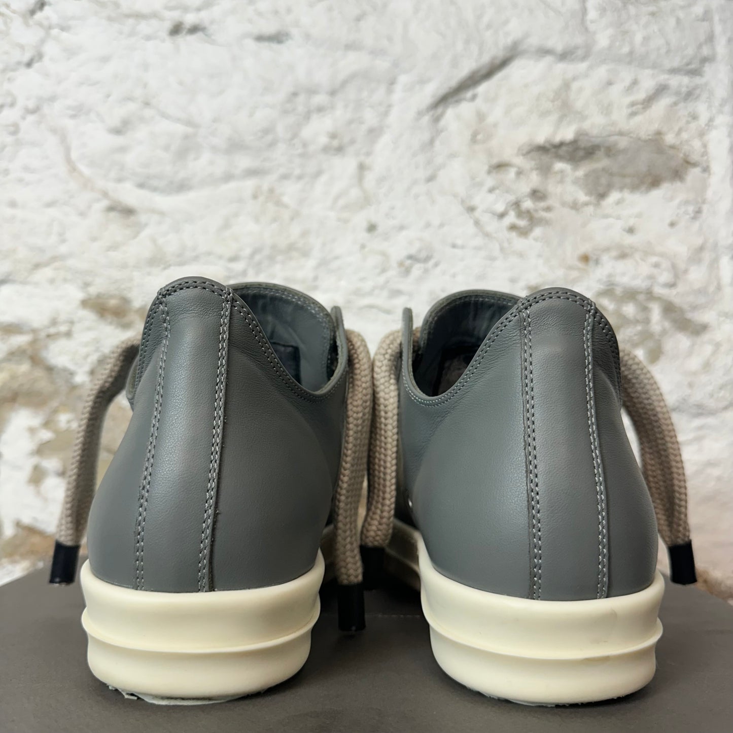 Rick Owens Jumbo Lace Washed Indigo Milk Sneaker Sz 7 (40)