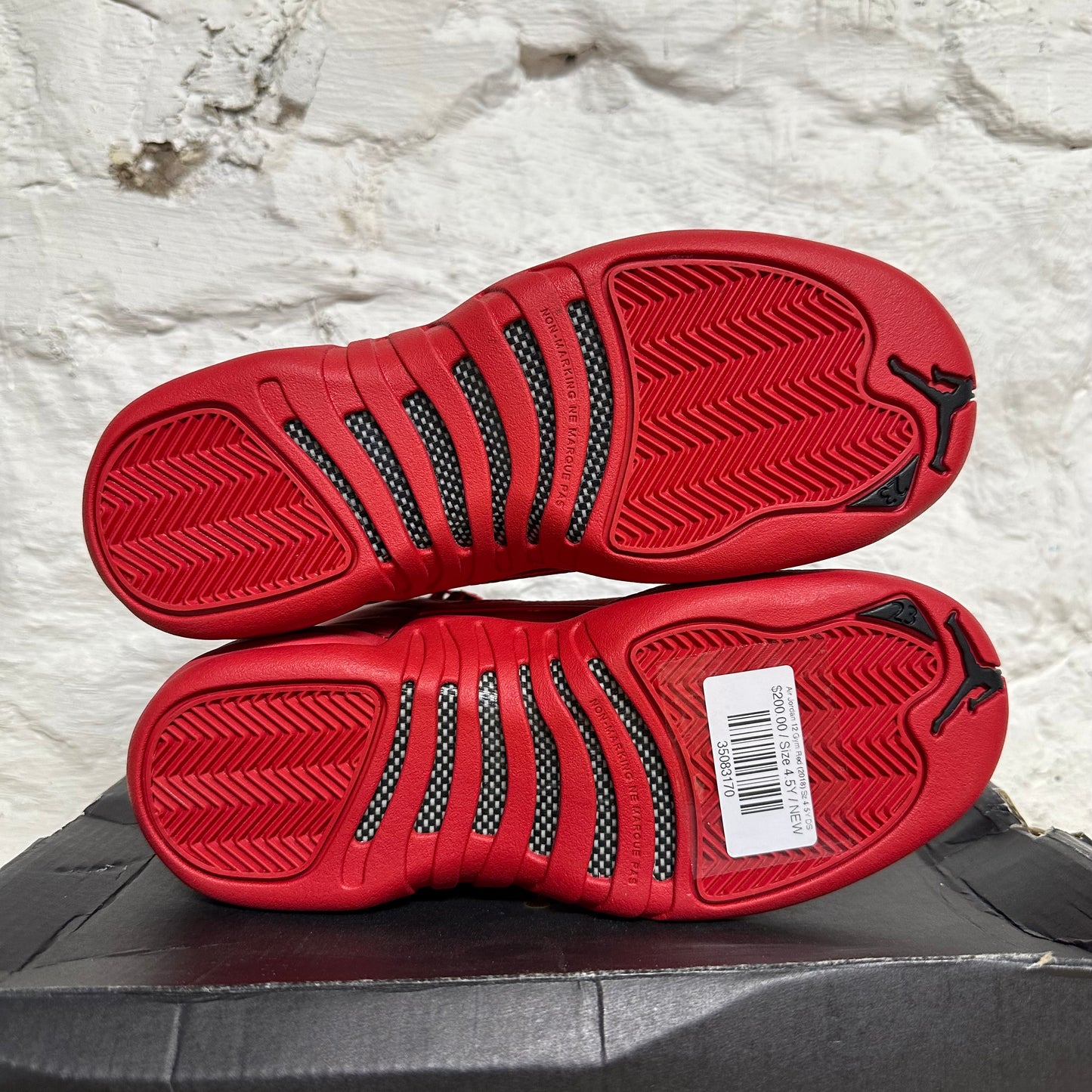 Air Jordan 12 Gym Red (2018) Sz 4.5Y DS