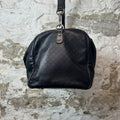 Gucci Diamante Black Leather Duffle Bag