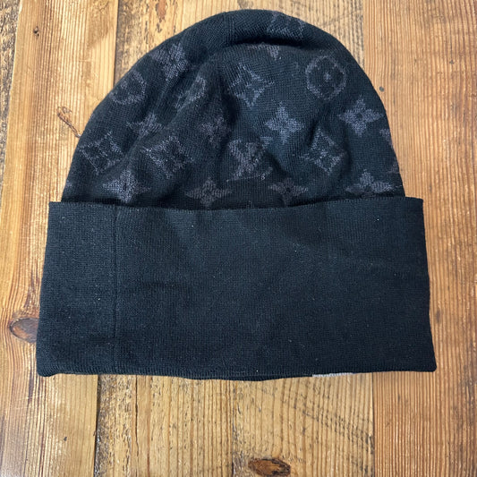 Louis Vuitton Blue Varsity Black Monogram Beanie
