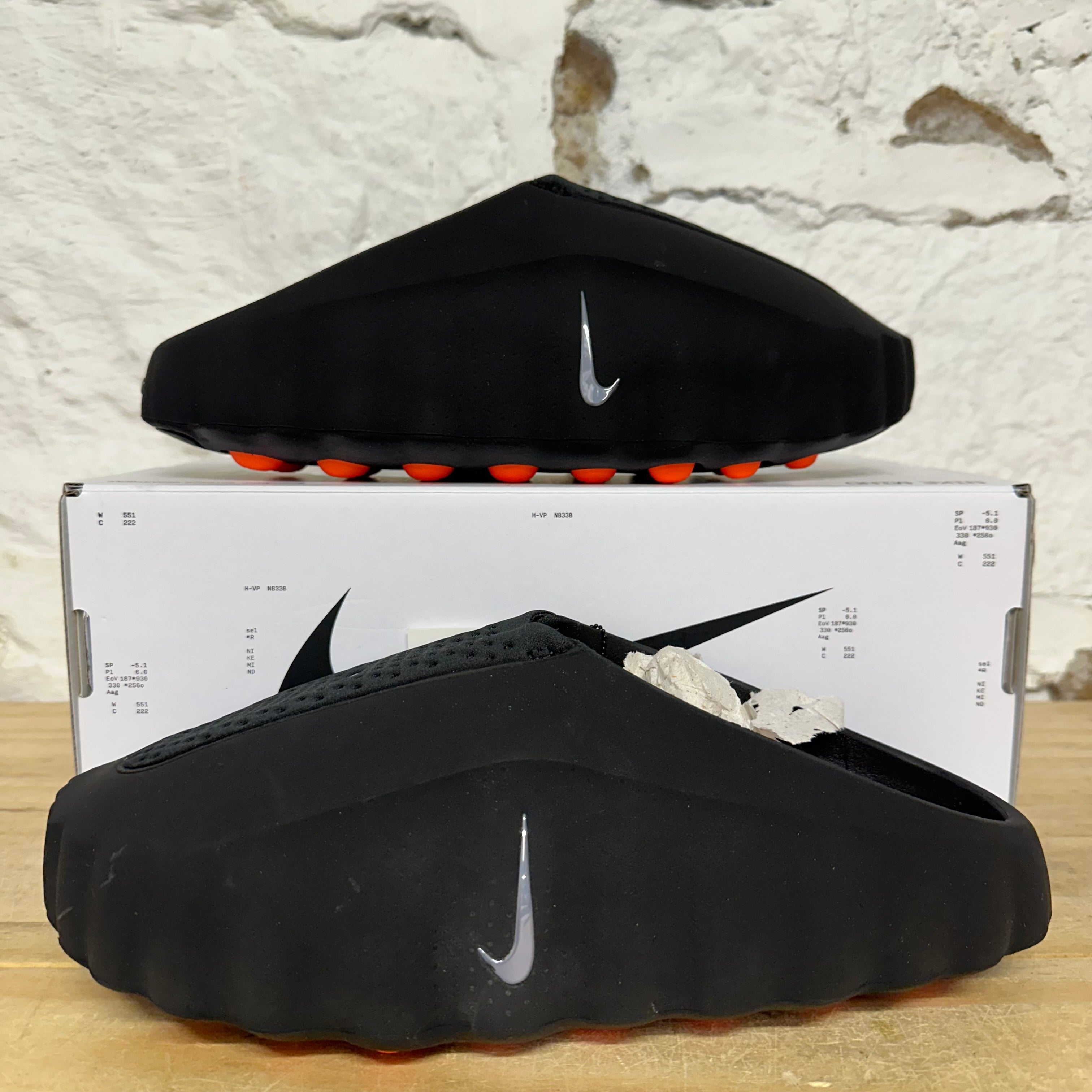 Nike Mind 001 Slide Black Chrome Sz 12 DS