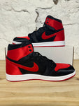 Air Jordan 1 High Satin Bred Sz 10.5 (12W) DS