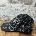 Dolce Gabbana White Stars Black Hat Sz L