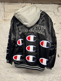 Supreme x Champion Black Varsity Jacket Sz M