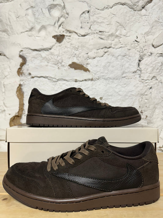 Air Jordan 1 Low Travis Scott Velvet Brown Sz 11