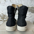 Rick Owens High Black Puffer Milk Sneaker Sz 6 (38)