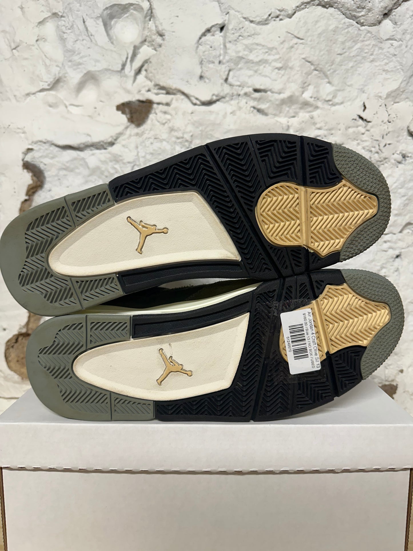 Air Jordan 4 Craft Olive Sz 13