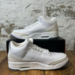 Air Jordan 3 Triple White Sz 12 DS