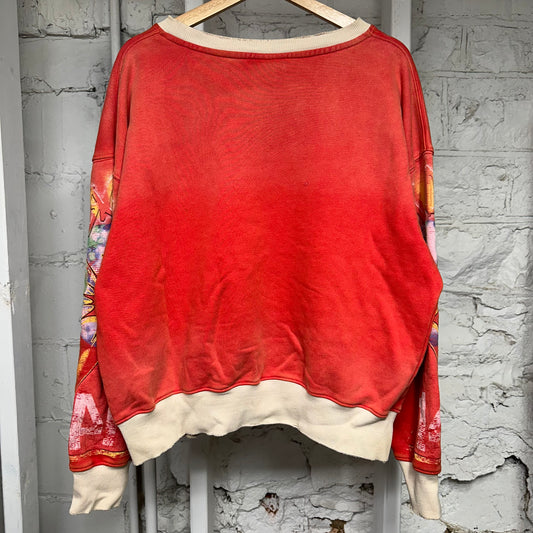 Vale Red Alien Crewneck Sz S