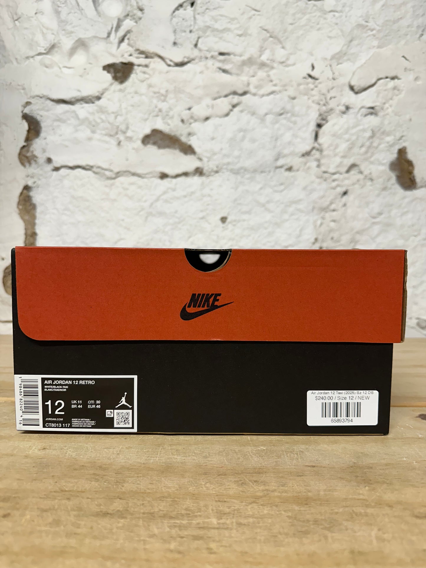 Air Jordan 12 Taxi (2025) Sz 12 DS